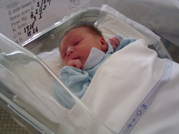 Tommaso appena nato